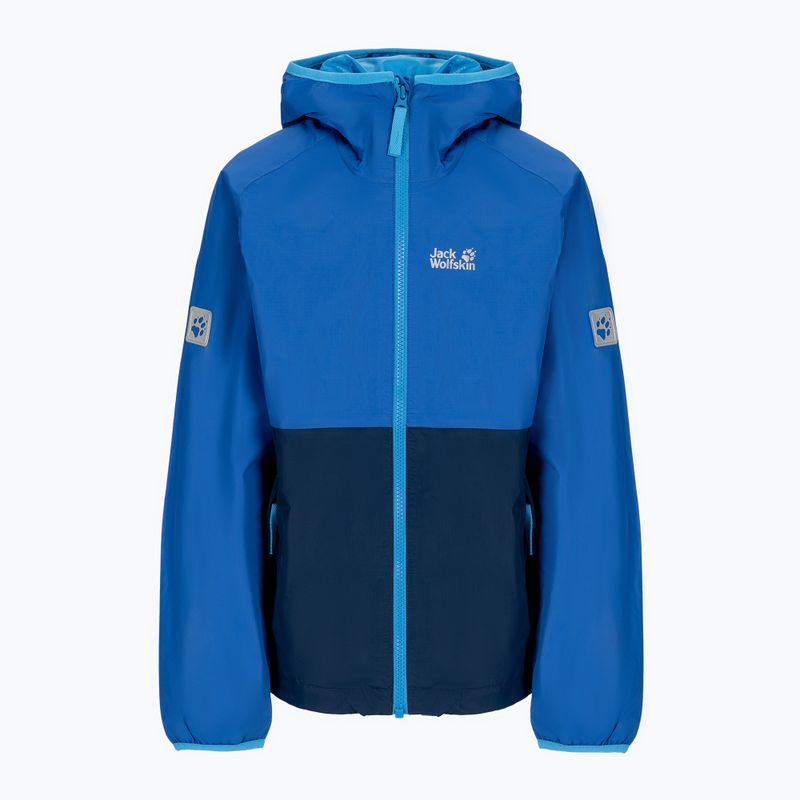 Dětská nepromokavá bunda Jack Wolfskin Rainy Days modrá 1604815_1201