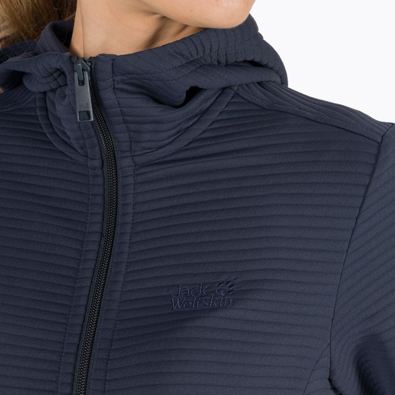 Dámská fleece mikina Jack Wolfskin Modesto tmavě modrá 1706253_1010 5