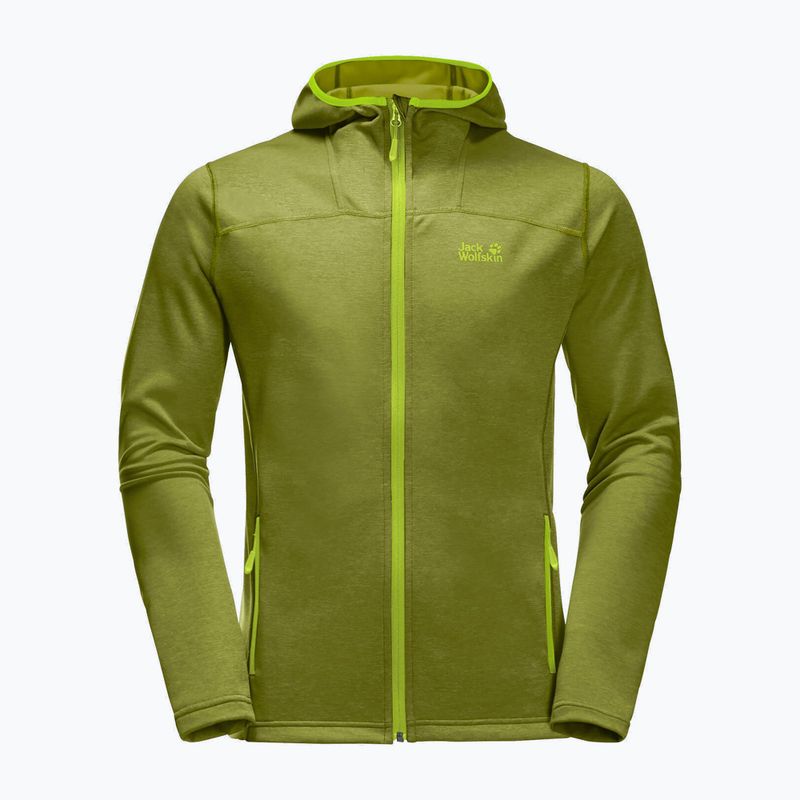 Pánská fleece mikina Jack Wolfskin Horizon zelená 1708411_4131