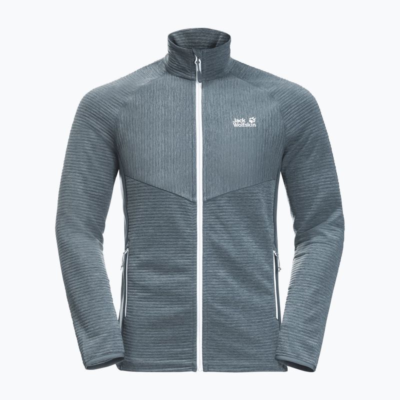 Pánská fleece mikina Jack Wolfskin Active Tongari šedá 1709472_6098 5