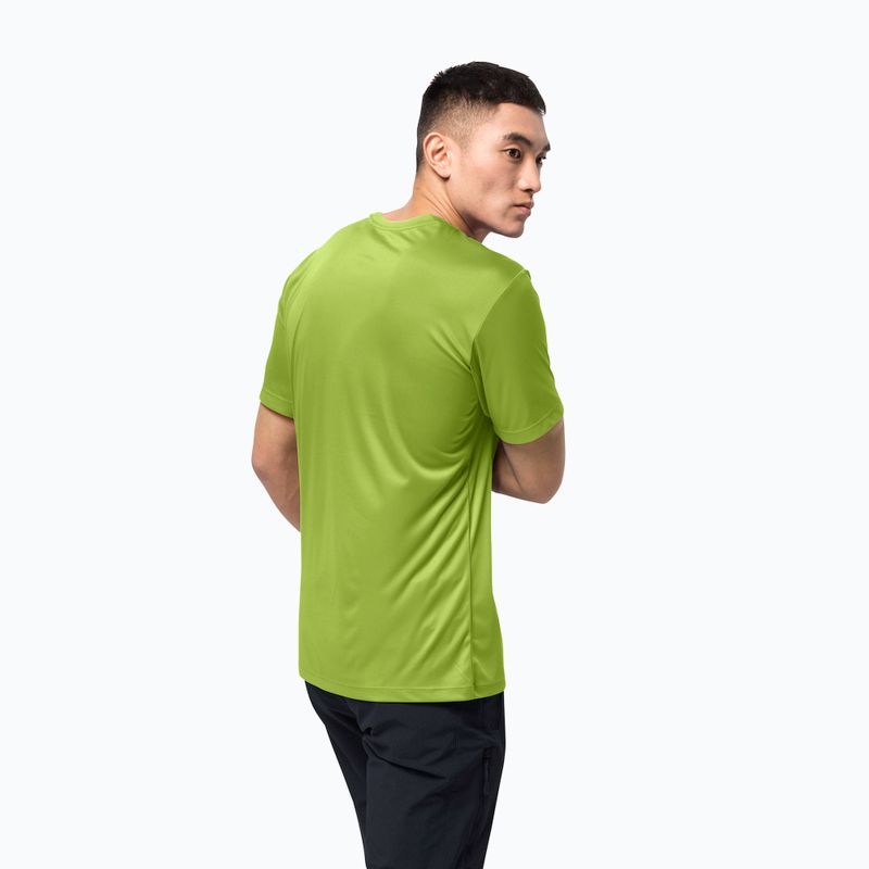 Pánské trekingové tričko Jack Wolfskin Tech zelené 1807071_4073 2