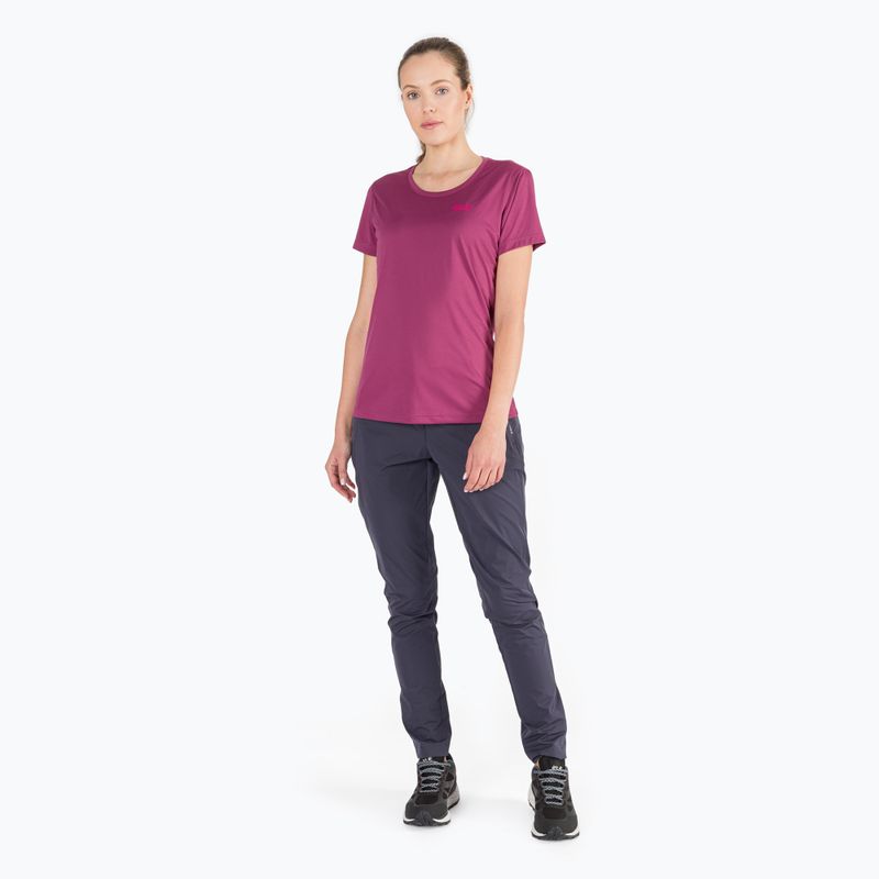 Dámské trekingové tričko Jack Wolfskin Tech fialové 1807121_2094 6
