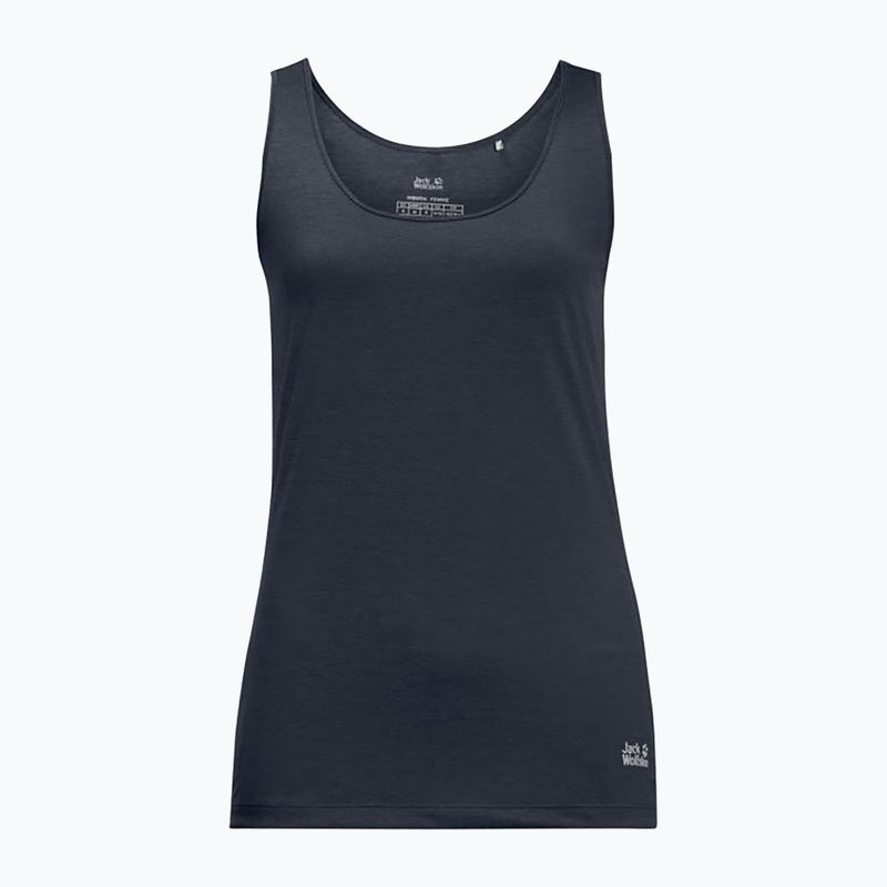 Dámské trekingové tričko Jack Wolfskin Pack & Go Tank tmavě modré 1807282_1010 5