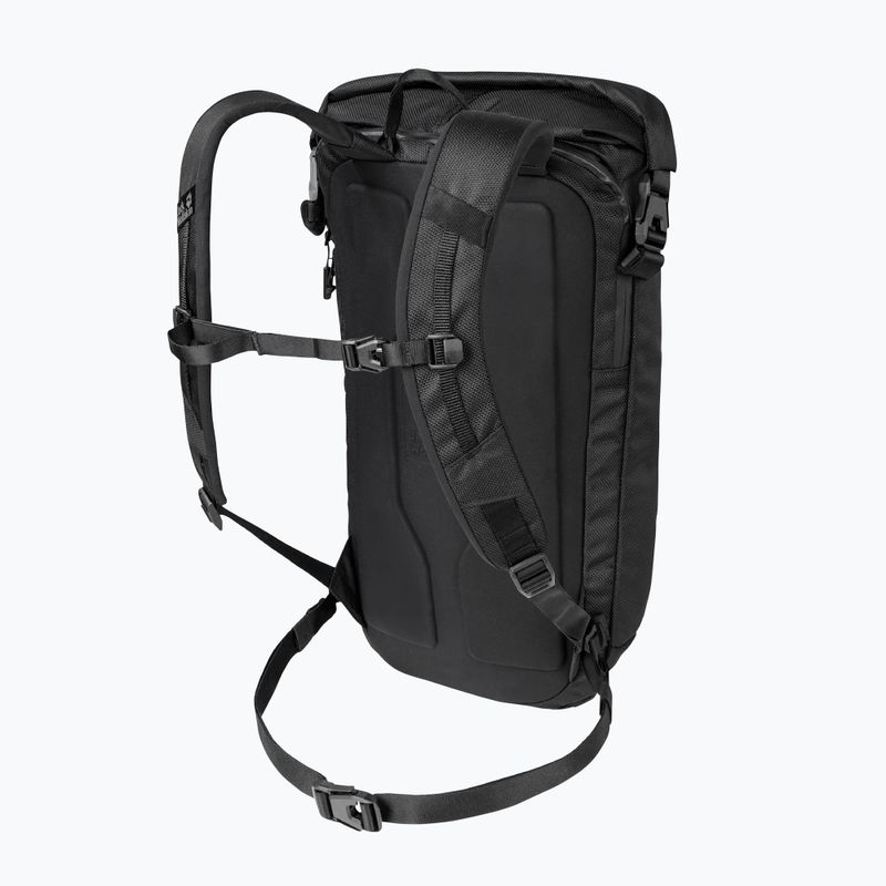 Jack Wolfskin Helsinki Rolltop 18 l ultra black denní batoh 2