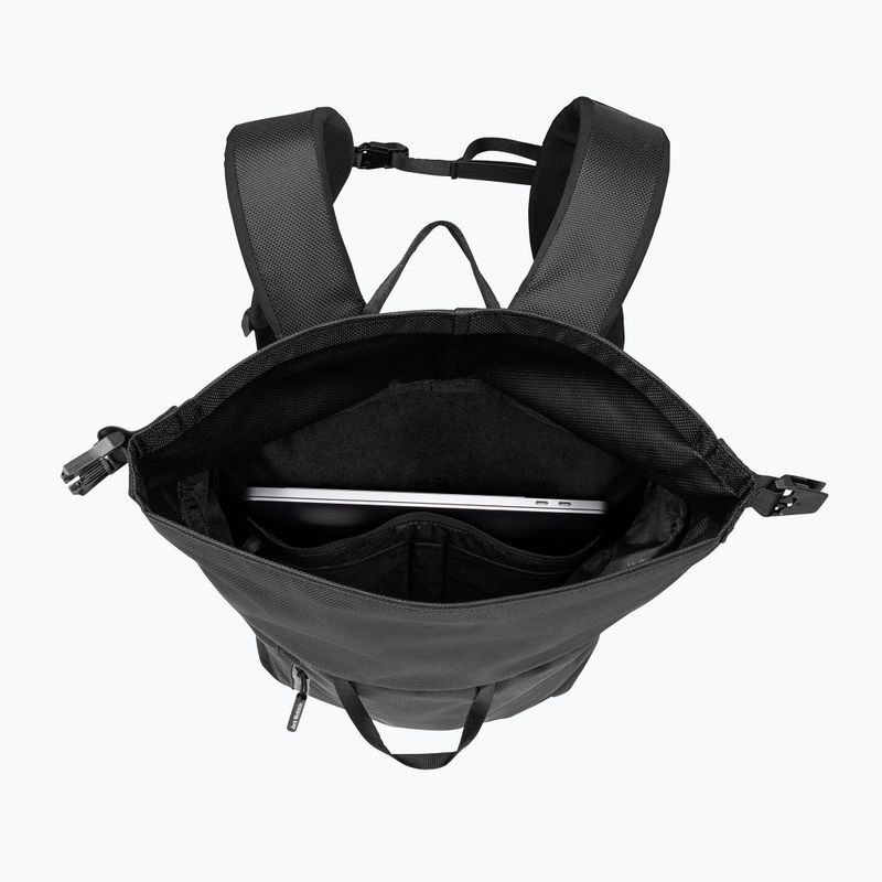 Jack Wolfskin Helsinki Rolltop 18 l ultra black denní batoh 3
