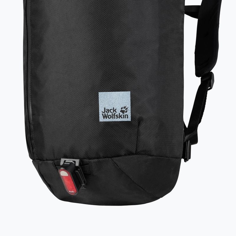 Jack Wolfskin Helsinki Rolltop 18 l ultra black denní batoh 6