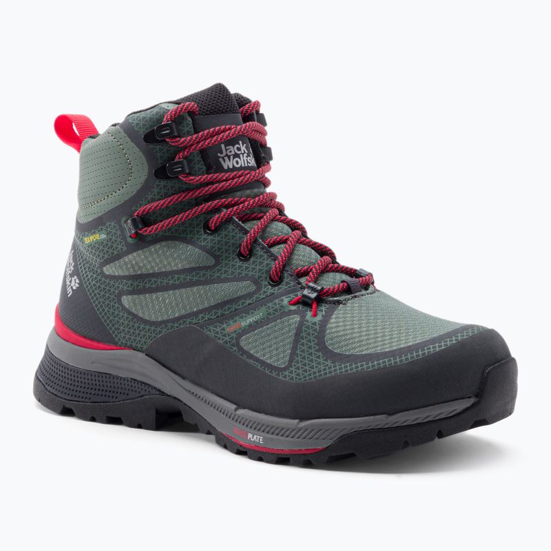 Dámská trekingová obuv Jack Wolfskin Force Striker Texapore zelená 4038871_4175