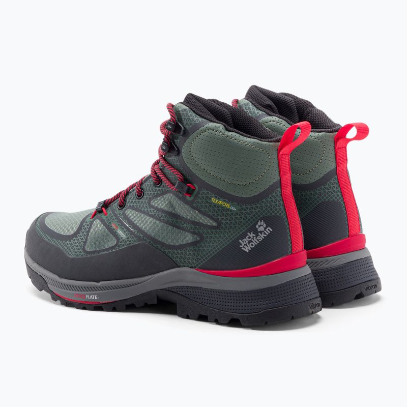 Dámská trekingová obuv Jack Wolfskin Force Striker Texapore zelená 4038871_4175 3