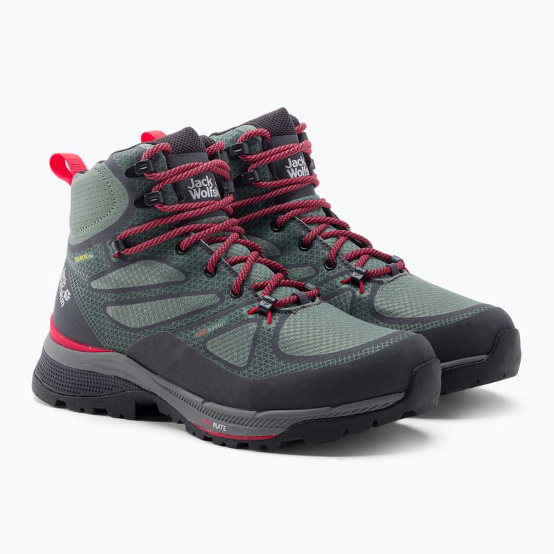 Dámská trekingová obuv Jack Wolfskin Force Striker Texapore zelená 4038871_4175 5