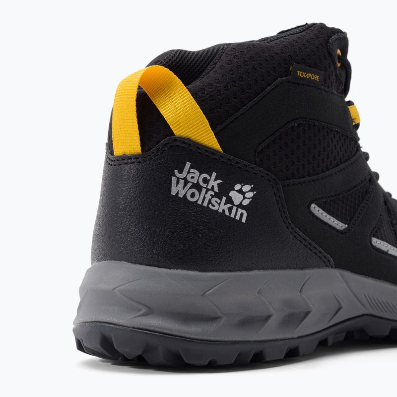 Pánská trekingová obuv Jack Wolfskin Woodland 2 Texapore Mid černá 4051261_6055 7