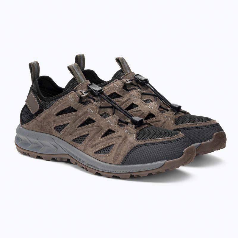 Pánské trekingové boty Jack Wolfskin Woodland 2 Hybrid Low hnědé 4051301 4