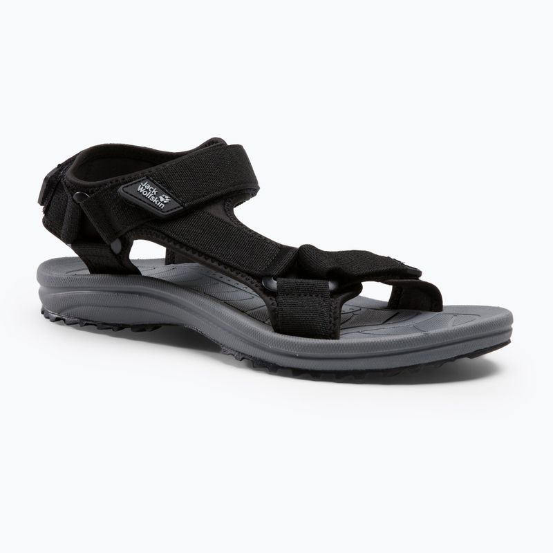 Pánské trekové sandály Jack Wolfskin Wave Breaker černé 4052011_6000