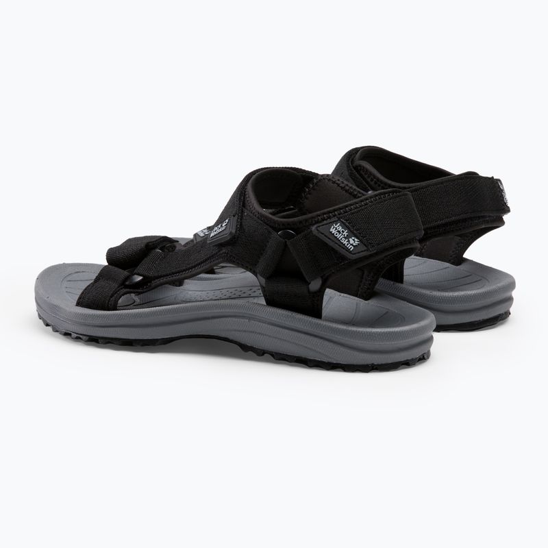 Pánské trekové sandály Jack Wolfskin Wave Breaker černé 4052011_6000 3