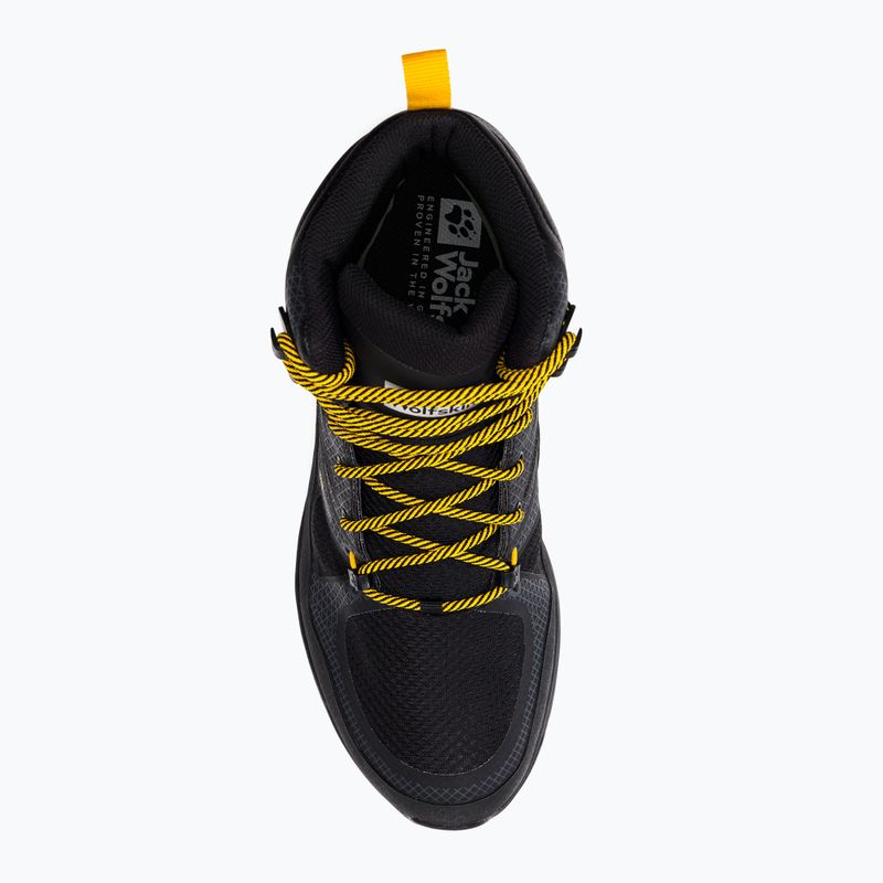 Pánská trekingová obuv Jack Wolfskin Force Striker Texapore Mid black/burly yellow xt 4038823 6