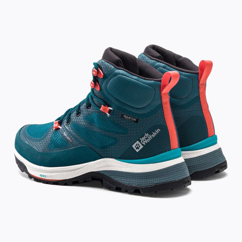 Dámská trekingová obuv Jack Wolfskin Force Striker Texapore Mid modrá 4038873 3