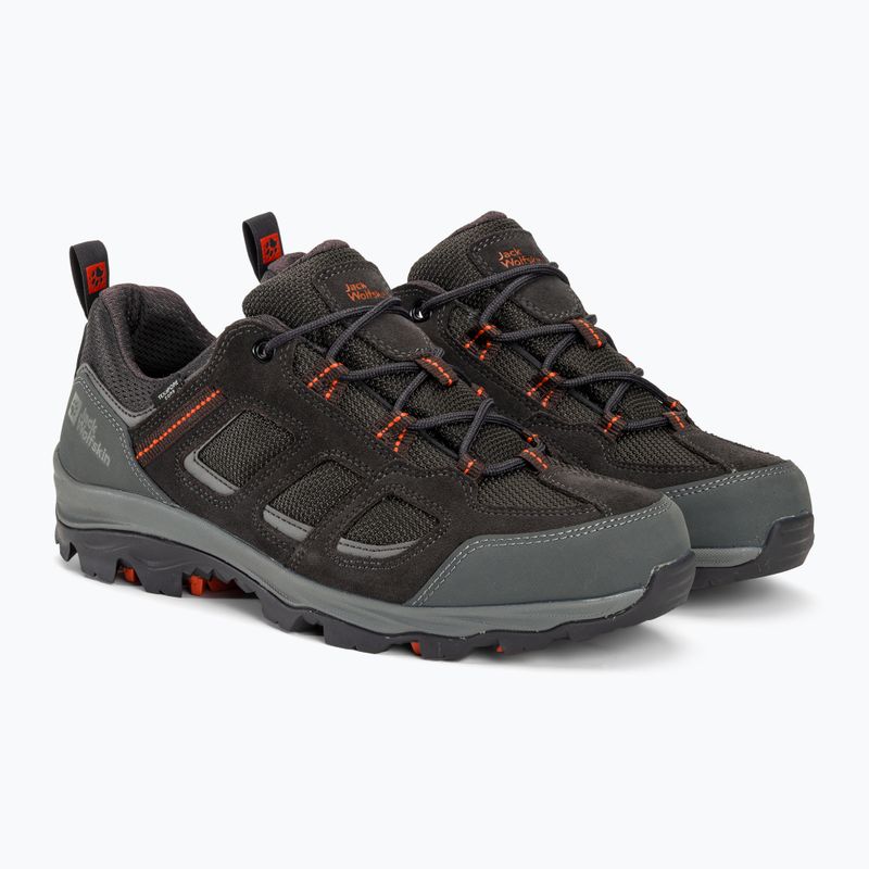 Pánské trekové boty Jack Wolfskin Vojo 3 Texapore Low grey/orange 4