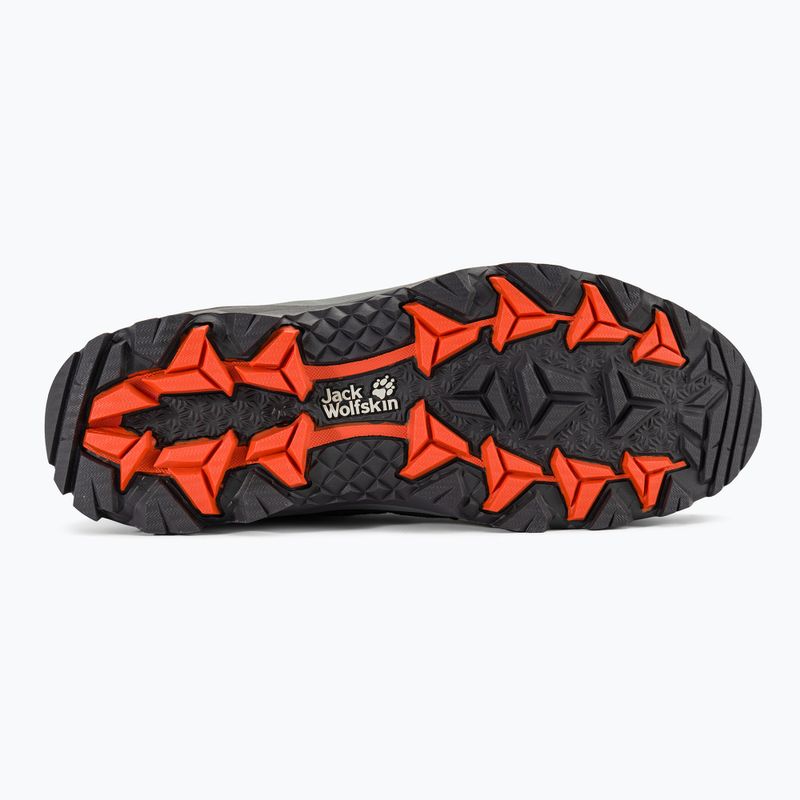 Pánské trekové boty Jack Wolfskin Vojo 3 Texapore Low grey/orange 5