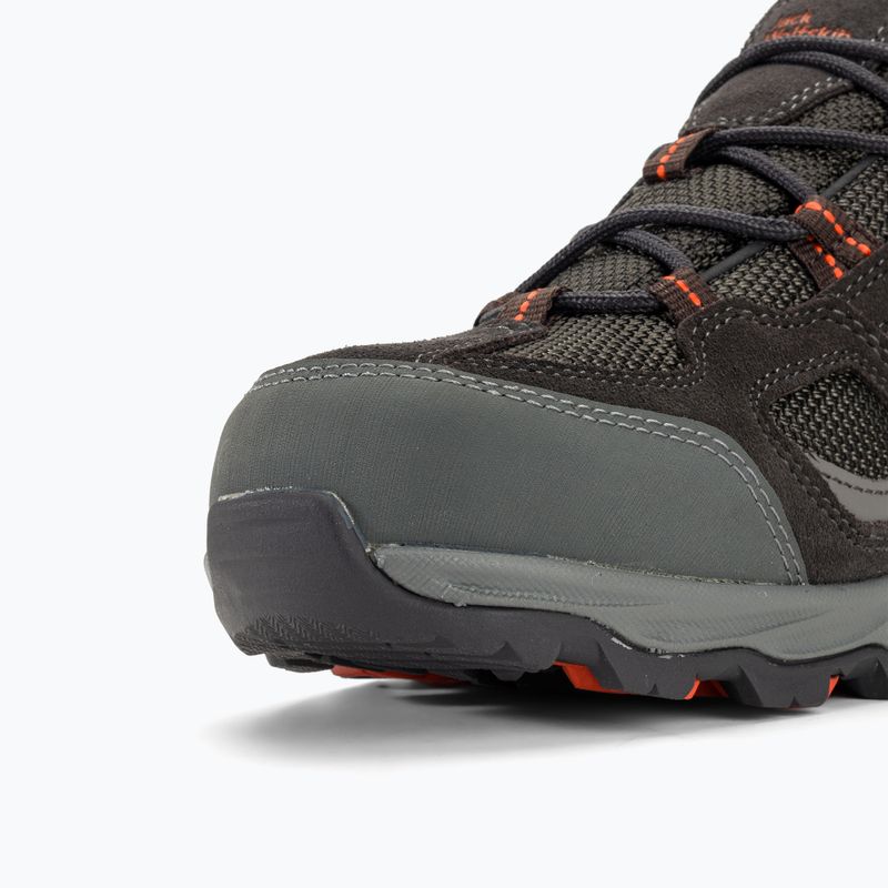 Pánské trekové boty Jack Wolfskin Vojo 3 Texapore Low grey/orange 8