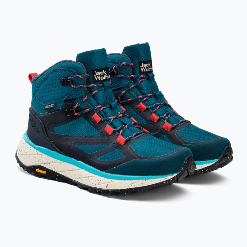 Dámská trekingová obuv Jack Wolfskin Terraventure Texapore Mid modrýe 4049991 4