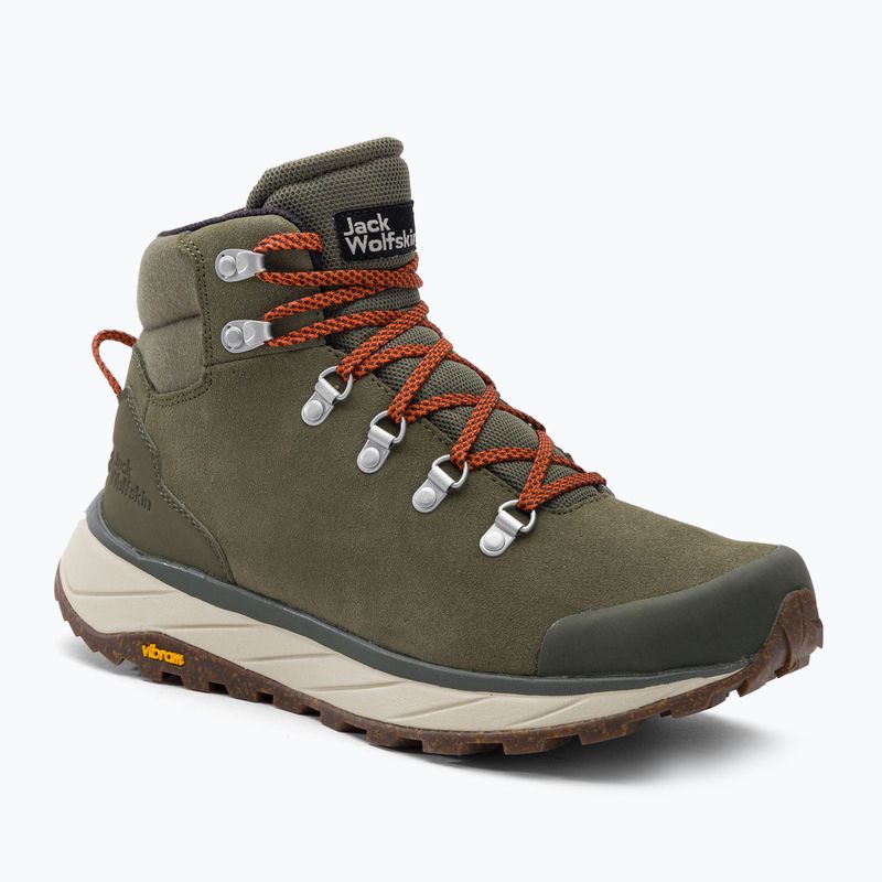 Jack Wolfskin pánské trekové boty Terraventure Urban Mid green 4053561