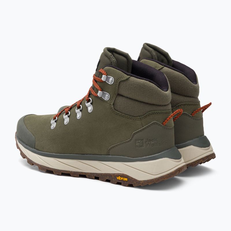 Jack Wolfskin pánské trekové boty Terraventure Urban Mid green 4053561 3