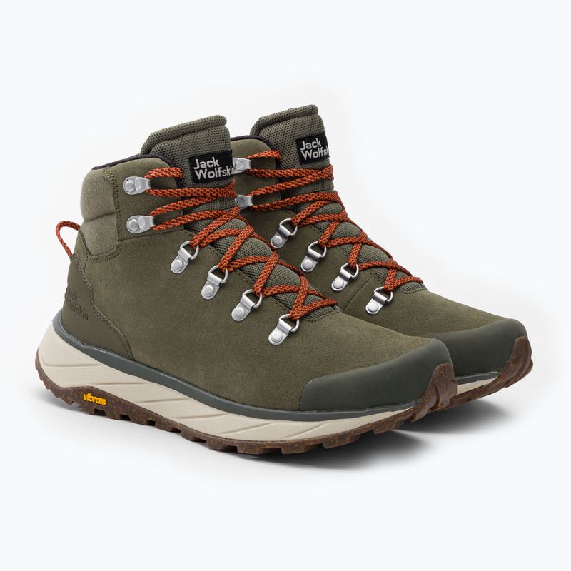 Jack Wolfskin pánské trekové boty Terraventure Urban Mid green 4053561 4