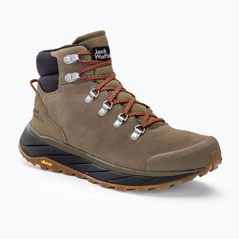 Jack Wolfskin pánské trekové boty Terraventure Urban Mid brown 4053561