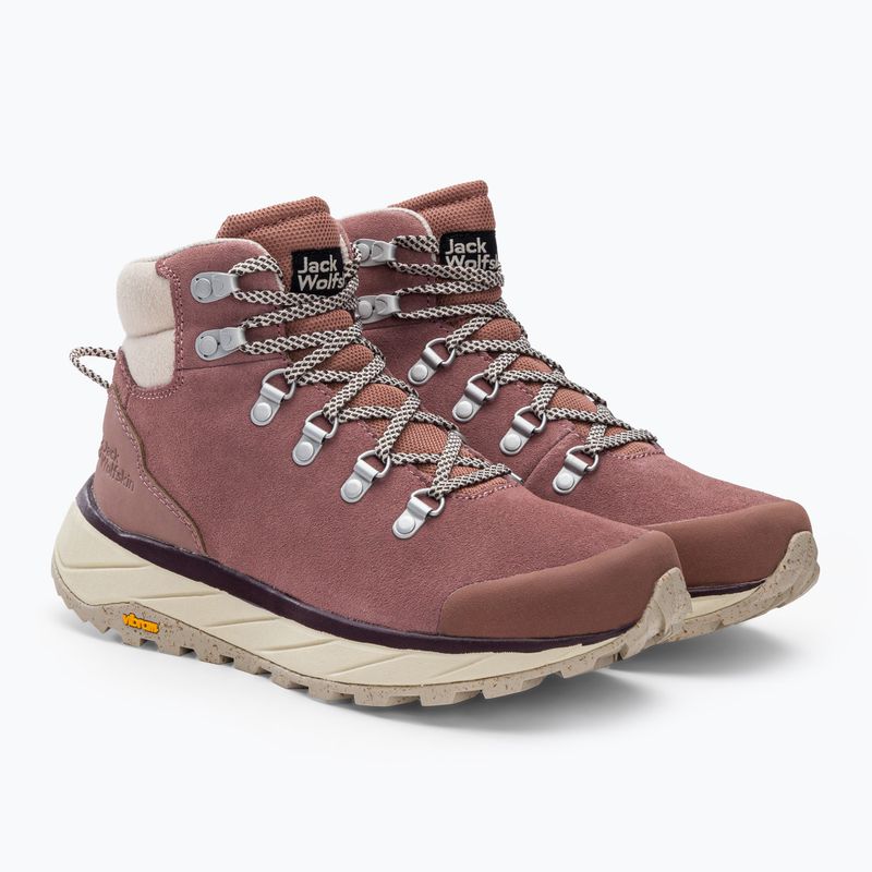 Jack Wolfskin dámské trekové boty Terraventure Urban Mid brown 4053571 4