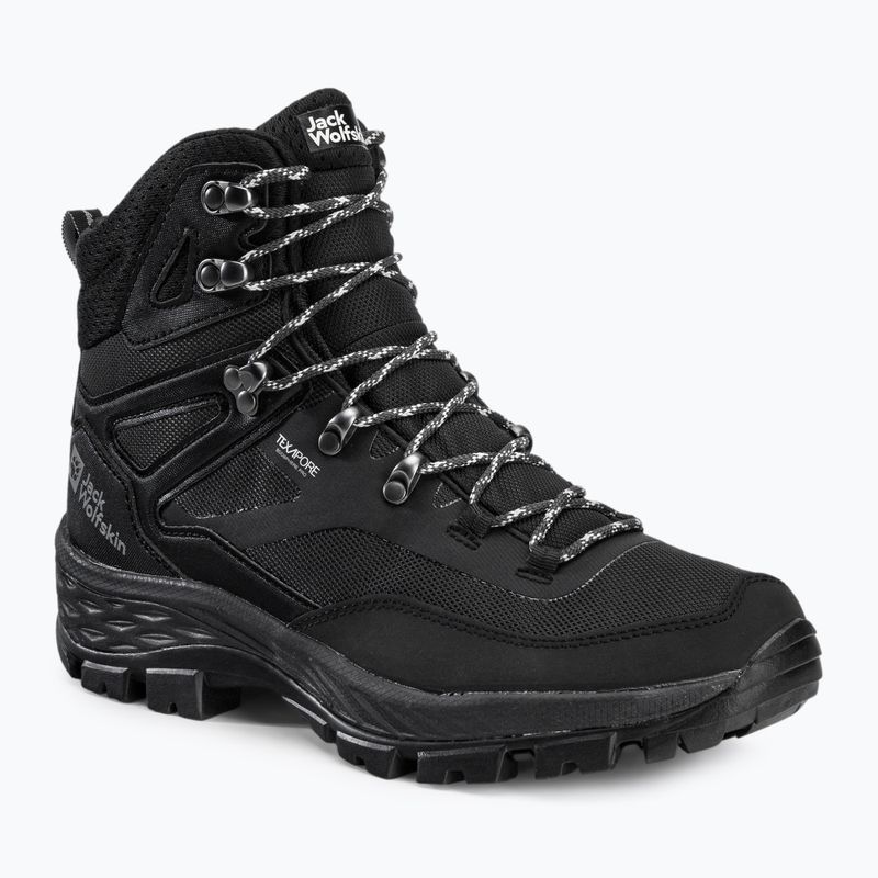 Pánská trekingová obuv Jack Wolfskin Rebellion Guide Texapore Mid černá 4053791