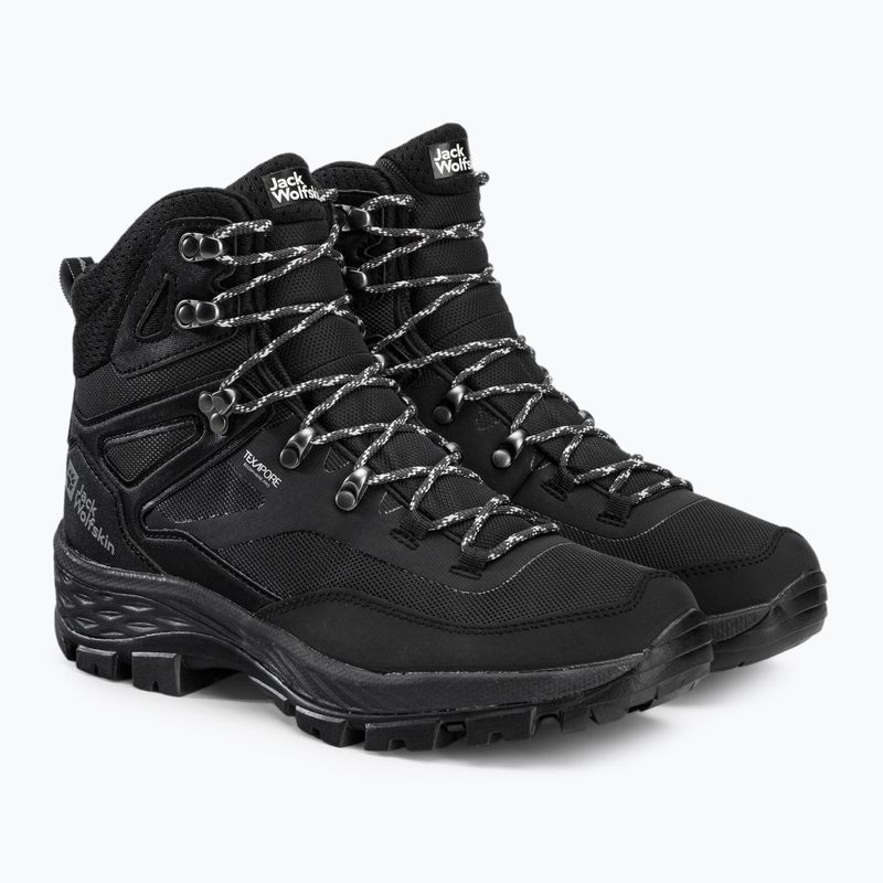Pánská trekingová obuv Jack Wolfskin Rebellion Guide Texapore Mid černá 4053791 5