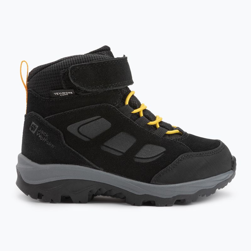 Jack Wolfskin Vojo Lt Texapore Mid dětské trekové boty černé 4054021 2