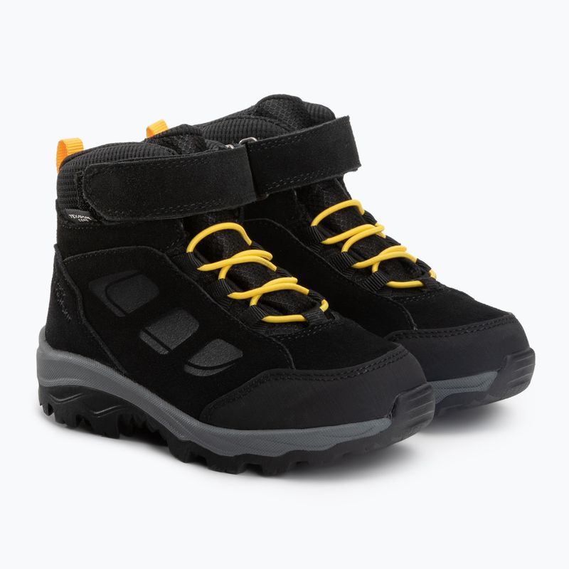 Jack Wolfskin Vojo Lt Texapore Mid dětské trekové boty černé 4054021 4
