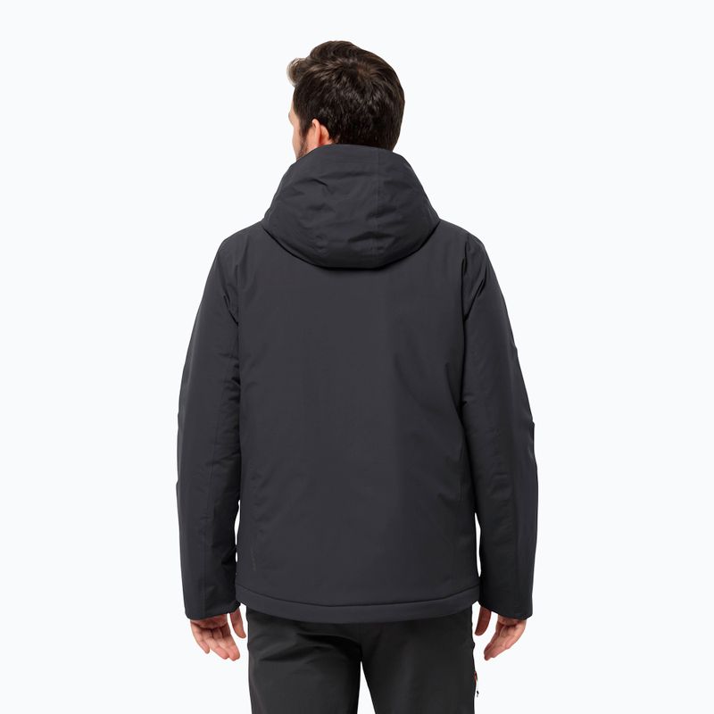 Jack Wolfskin pánská bunda do deště Wisper Ins černá 2