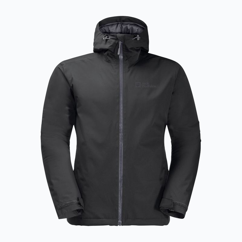 Jack Wolfskin pánská bunda do deště Wisper Ins černá 7