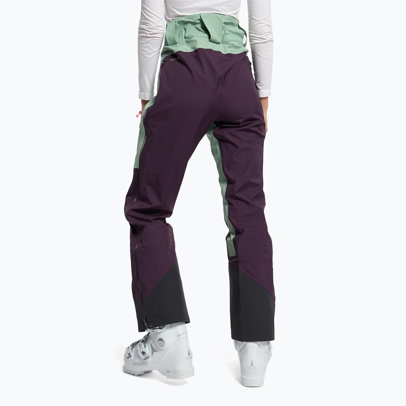 Jack Wolfskin dámské lyžařské kalhoty Alpspitze 3L zelené 1115211 4