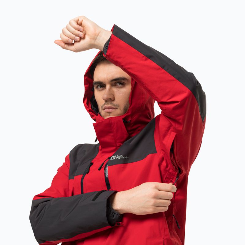 Pánská bunda 3v1 Jack Wolfskin Jasper červená 1115261_226_2 7