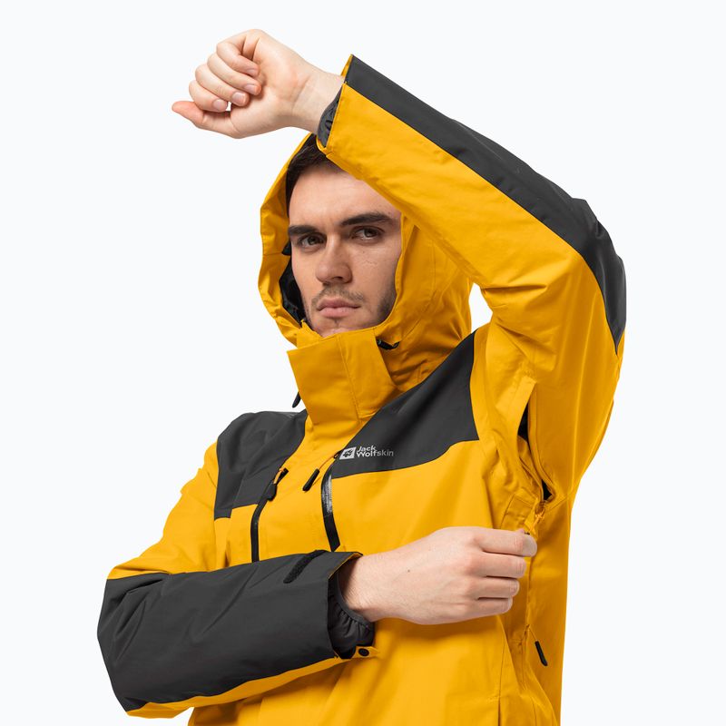 Pánská bunda 3v1 Jack Wolfskin Jasper žlutá 1115261_382_2 7