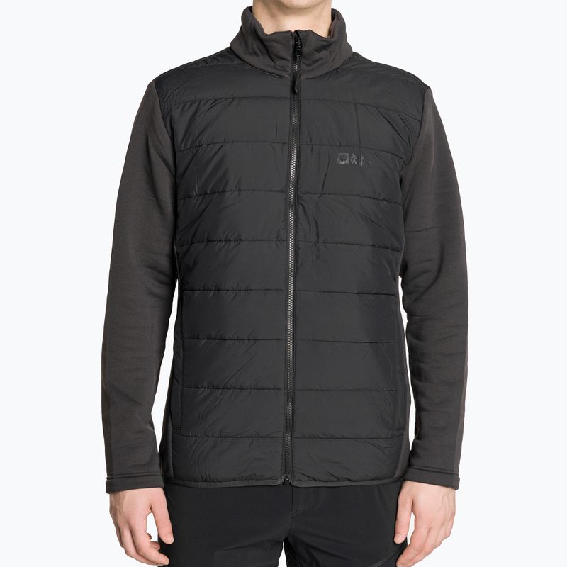 Pánská bunda 3v1 Jack Wolfskin Glaabach šedo-černá 1115291_6_6 10