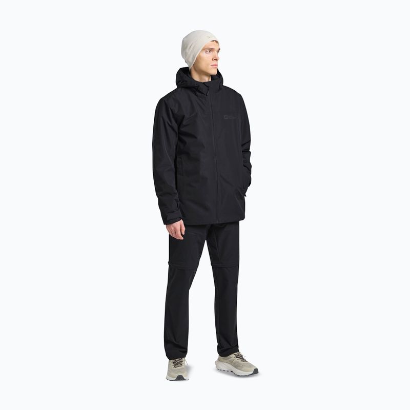 Pánská bunda 3v1 Jack Wolfskin Taubenberg 3In1 black 2