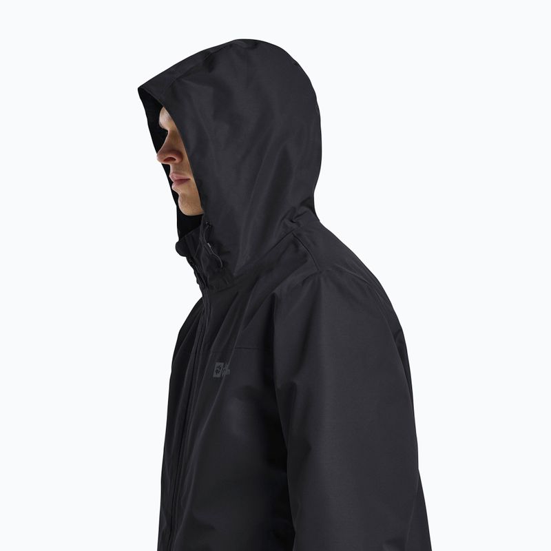 Pánská bunda 3v1 Jack Wolfskin Taubenberg 3In1 black 7