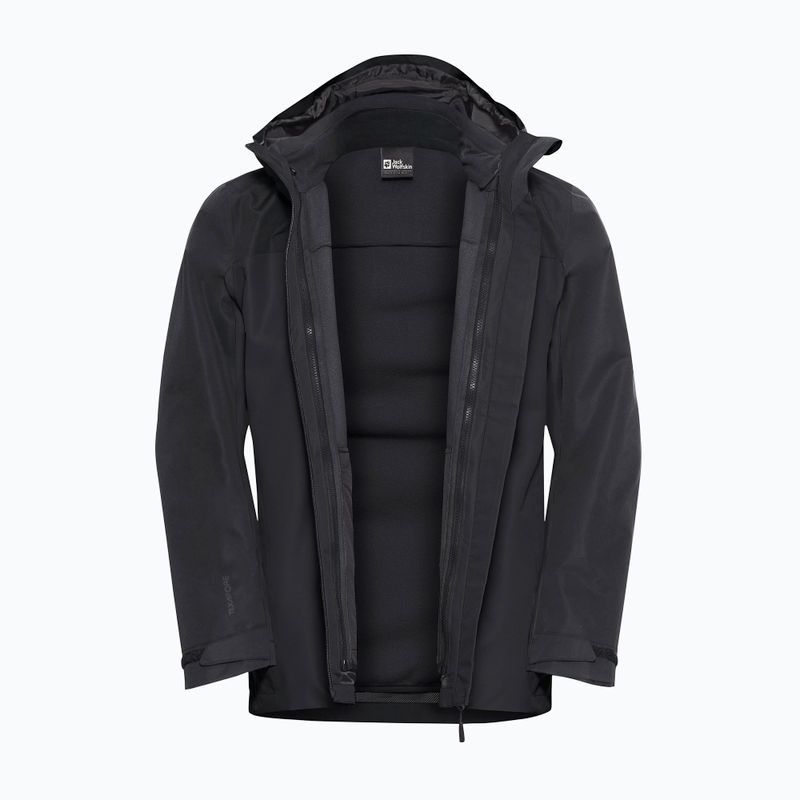 Pánská bunda 3v1 Jack Wolfskin Taubenberg 3In1 black 13
