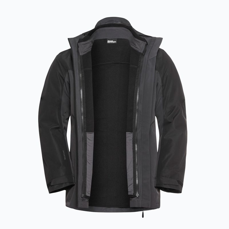 Pánská bunda 3v1  Jack Wolfskin Taubenberg 3In1 phantom 7
