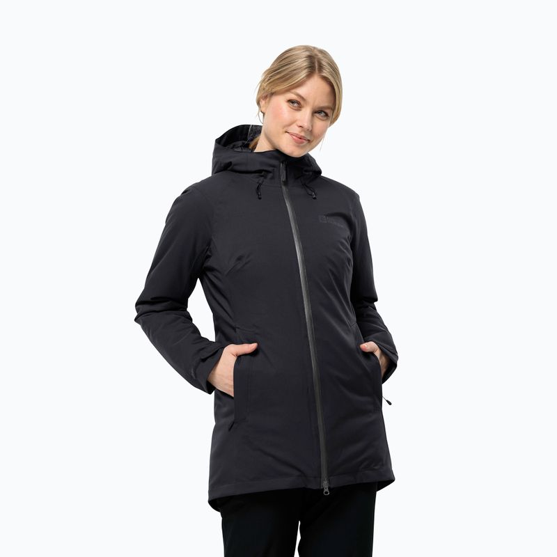 Dámská zimní bunda Jack Wolfskin dámská zimní bunda Stirnberg Ins black
