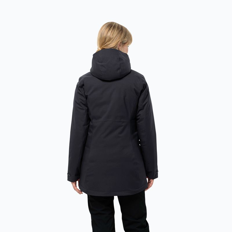 Dámská zimní bunda Jack Wolfskin dámská zimní bunda Stirnberg Ins black 2