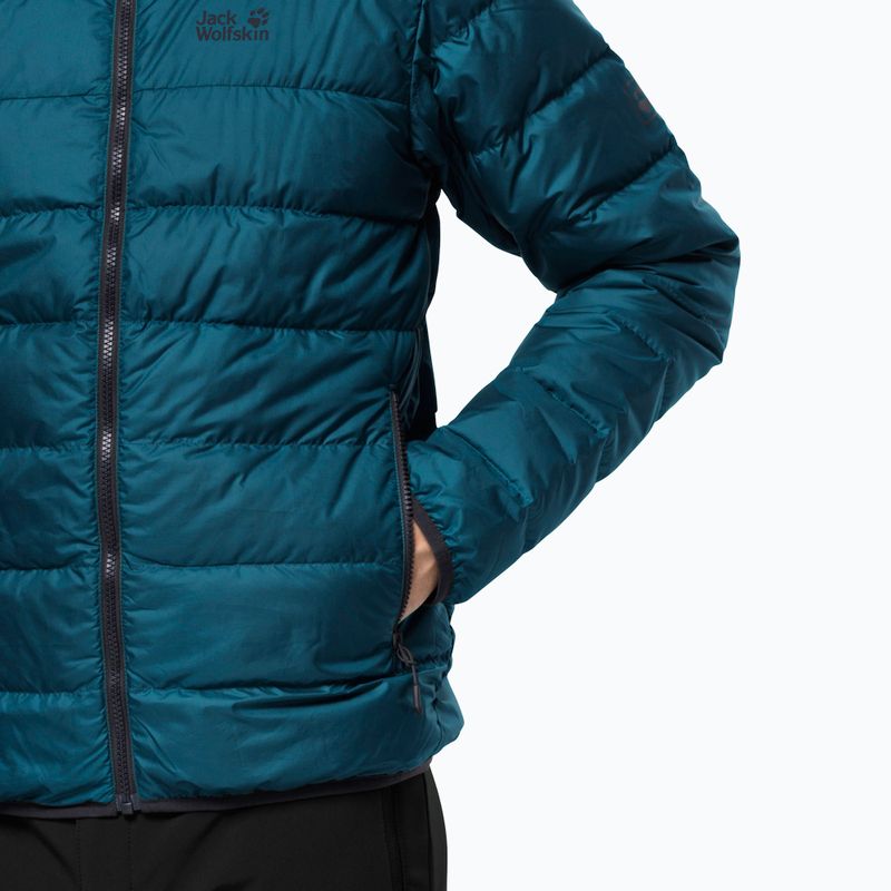 Pánská péřová bunda Jack Wolfskin Helium modrá 1200573_4133 4