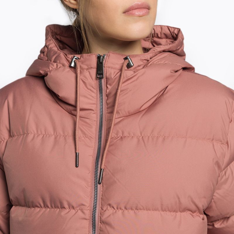 Dámská péřová bunda Jack Wolfskin Frozen Palace hnědá 1204132_3068 6