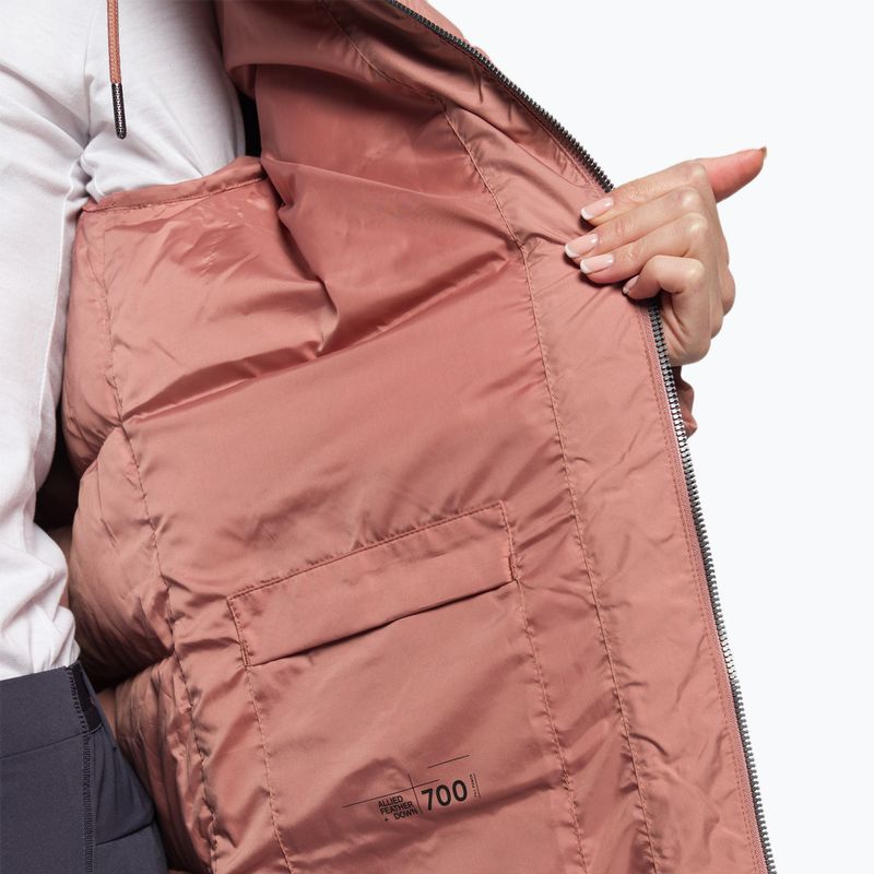 Dámská péřová bunda Jack Wolfskin Frozen Palace hnědá 1204132_3068 8