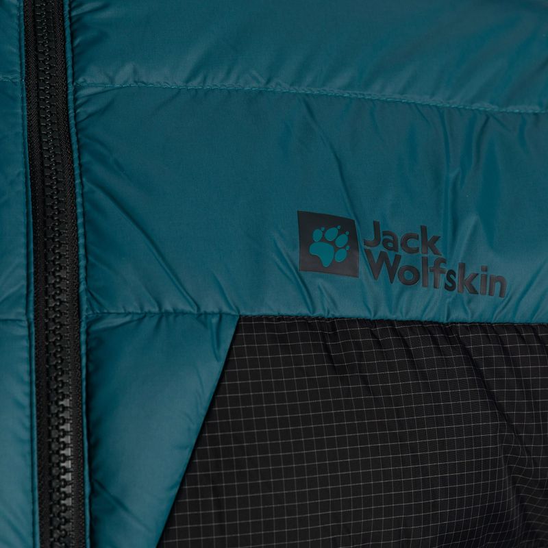 Jack Wolfskin pánská péřová bunda Dna Tundra Down Hoody černo-modrá 1206612_4133_006 3