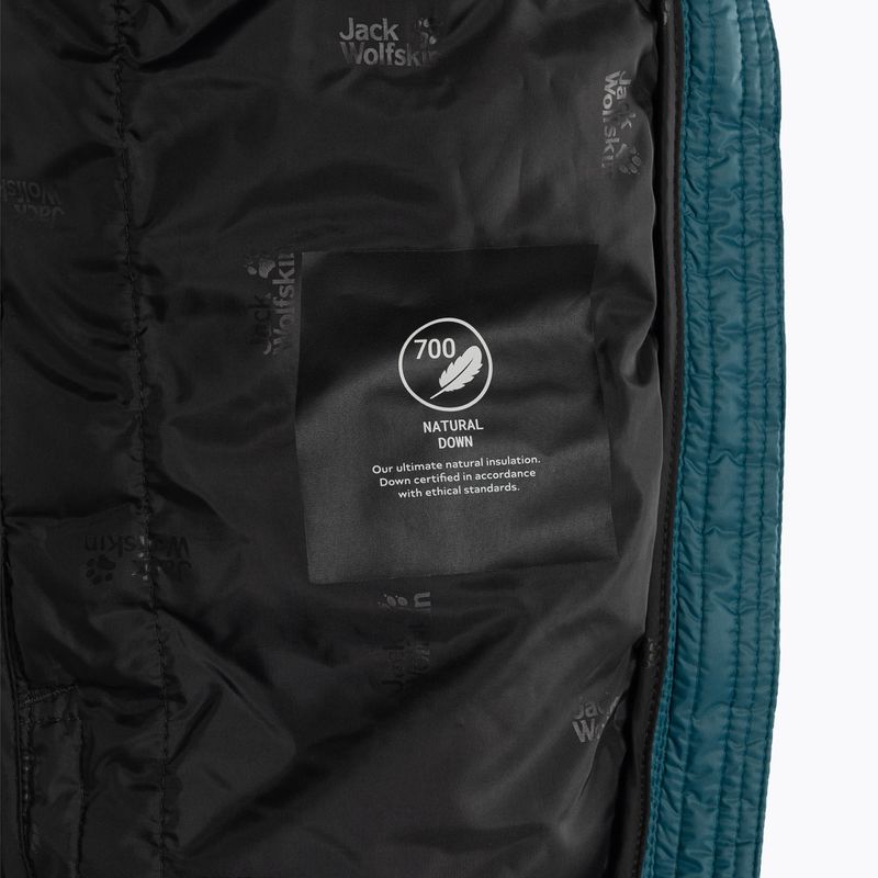 Jack Wolfskin pánská péřová bunda Dna Tundra Down Hoody černo-modrá 1206612_4133_006 6