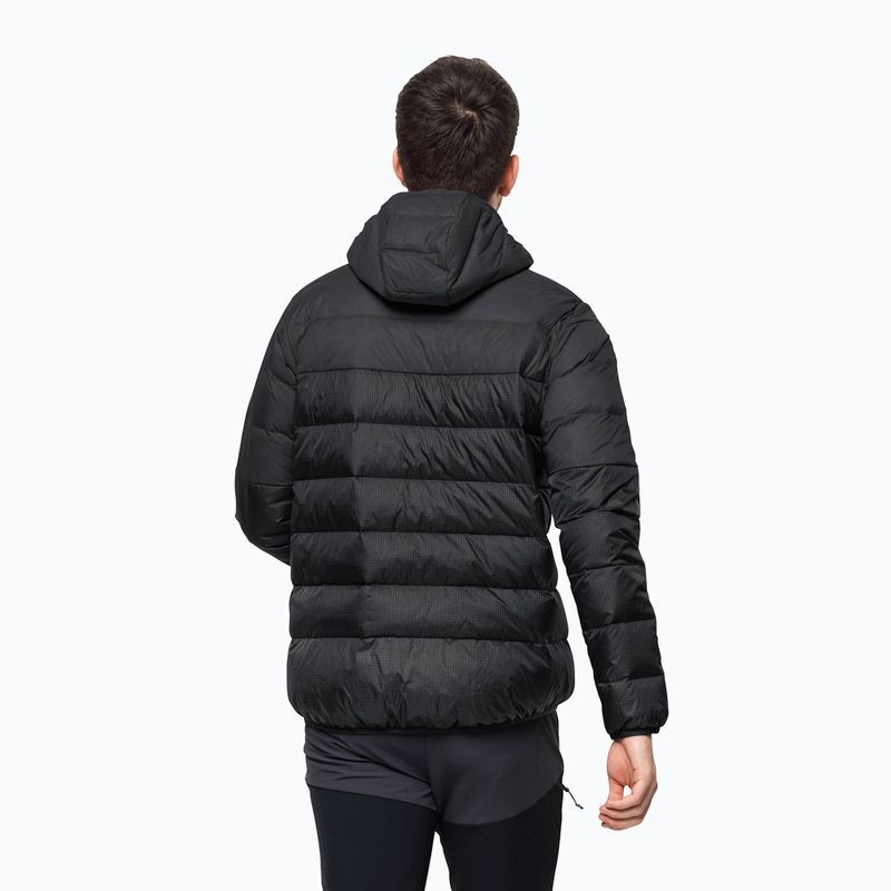 Pánská péřová bunda Jack Wolfskin Dna Tundra Down Hoody černá 1206612_6350_006 2